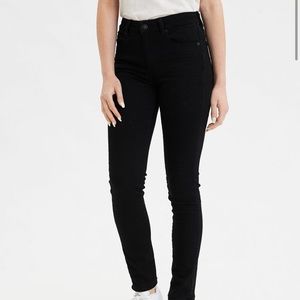 Black high waisted skinny jeans